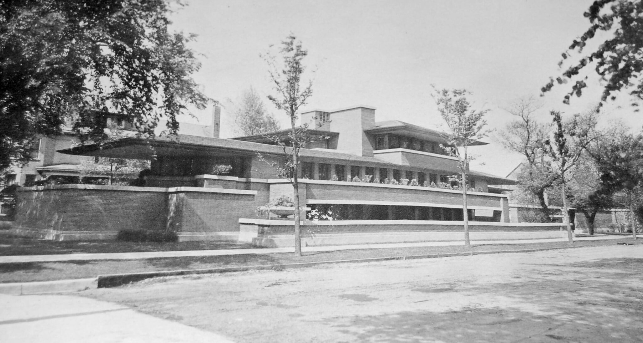  Robie House Plan Section Elevation 