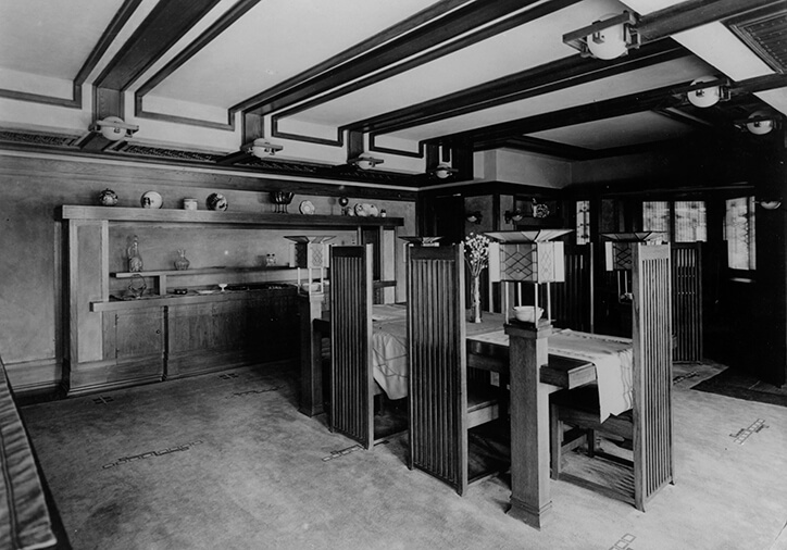 Wright Designs The Frederick C Robie House Frank Lloyd